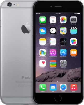 *Gratis iPhone standaard* Apple iPhone 6 Plus 32GB simlockvrij Space Grey + Garantie