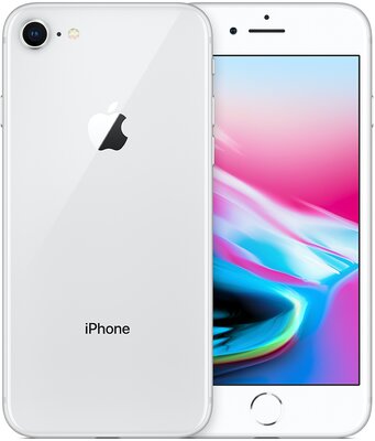 Apple iPhone 8 zilver 64GB (6-core 2,74Ghz) (IOS 16+) simlockvrij + garantie
