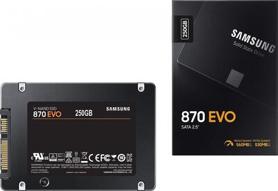 Opruiming Samsung SSD SATA-3 870 Evo 250GB 2,5
