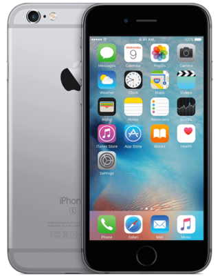 Apple iPhone 6S 32GB zwart (2-core 1,84Ghz) (ios 15+) 4,7" (1334x750) simlockvrij + garantie