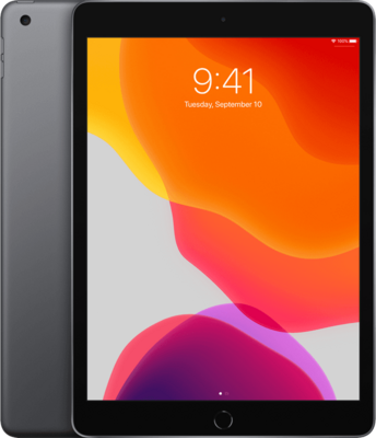 Apple iPad 7 zwart (4-core 2,34Ghz) 32GB 10.2" (2160x1620) WiFi (4G) + garantie