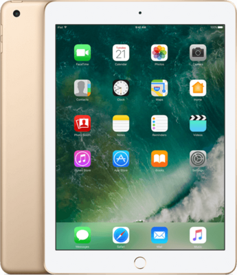 Apple iPad 5 goud 128GB (OS 16+) wifi (4G) + garantie