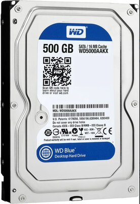 Opruiming 500GB harddisk PC Western Digital WD5000AAKX 16MB SATA