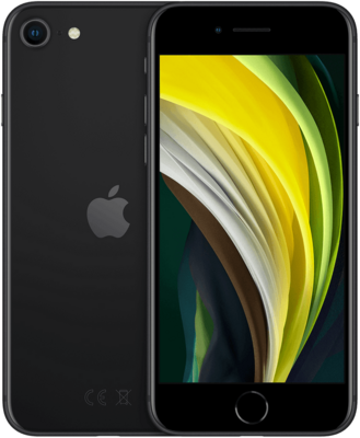 Apple iPhone SE 2020 64GB zwart 4.7" (1334x750) + garantie