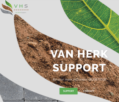 Webdesign van Herk Support (VHS)